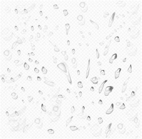 Rain Water Droplets Drops Effect PNG | Citypng