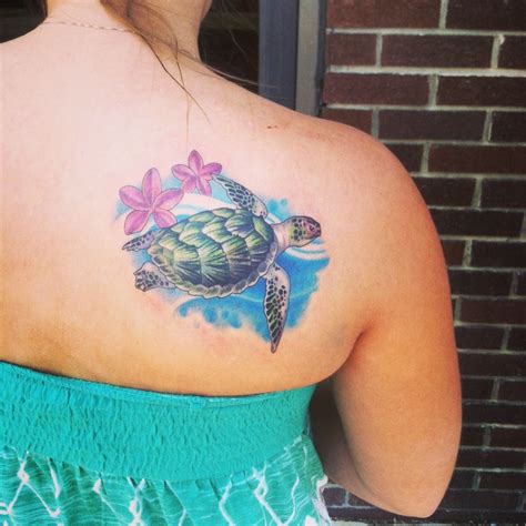 Finally got my turtle tattoo! Bild Tattoos, Up Tattoos, Foot Tattoos, Body Art Tattoos, Tribal ...