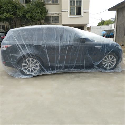 Waterproof Disposable Transparent Dust Plastic Dustproof Car Covers ...