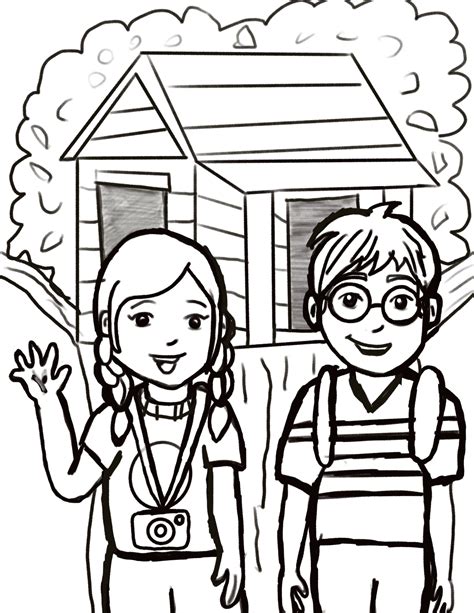 Annie And Clarabel Coloring Pages