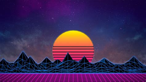 1920x1080 Synthwave New Retro Wave Neon Digital Art Wallpaper Art | Images and Photos finder