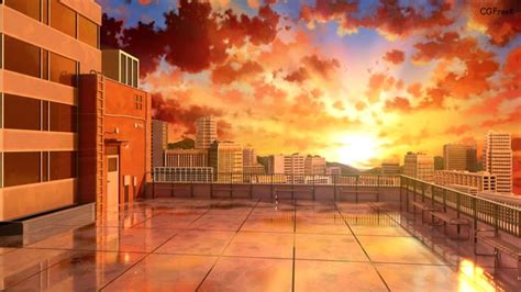 Sunset Anime City : r/blender