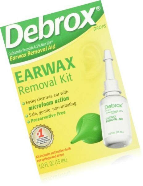 Debrox Earwax Removal Kit 1 Kit for sale online | eBay