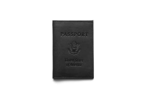 Leather Passport Book Cover In Brown Or Black - Made in the USA | Anson - Anson USA