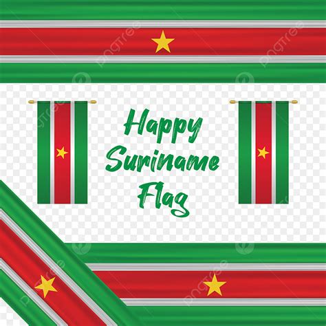 Suriname Vector PNG Images, Suriname Flag Illustration Vector Waving Fiber Backgrounds Png ...