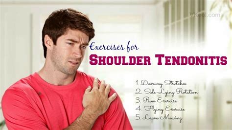 Physical therapy exercises for shoulder tendonitis - 37 best ones