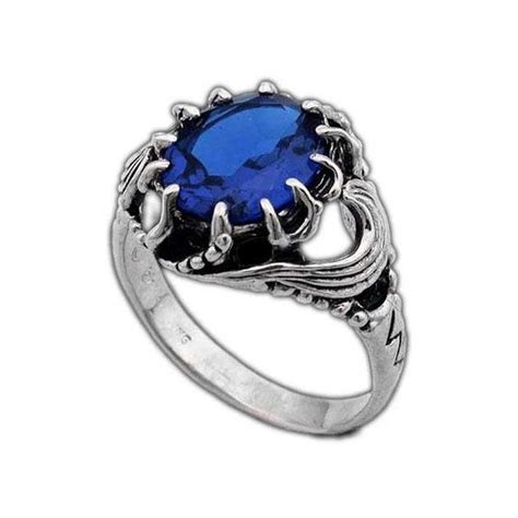 Vilya Ring of Elrond in Sterling Silver - DaVinci Emporium