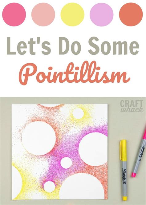 Dotty Art Technique: Pointillism | Pointillism, Art lessons, Art techniques