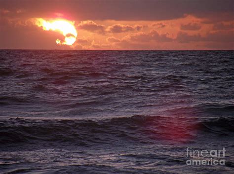 Ocean Waves at Sunrise Photograph by Virginia Zuelsdorf - Fine Art America