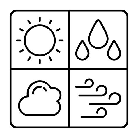 A premium download icon of weather conditions 24152466 Vector Art at Vecteezy