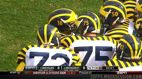 Michigan Vs. Michigan State Uniforms: Wolverines, Spartans Wearing ...