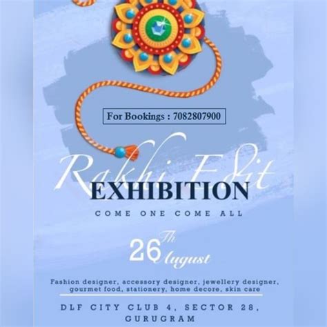 Rakhi Festival Exhibition At DLF City Club 4, Sector-28, Gurugram on 26 August 2023