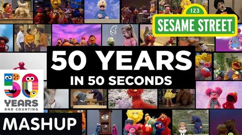 Muppet Central - Sesame Street: 50 Years in 50 Seconds Mashup