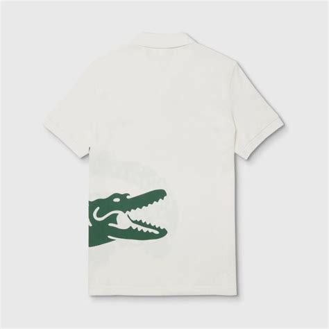 LACOSTE Men's Lacoste Regular fit Oversized Crocodile Print Polo Shirt - 3 (Home Delivery)