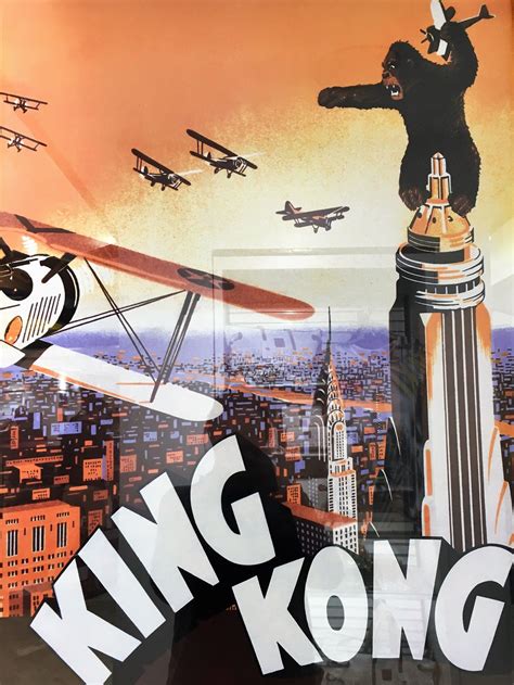 The Empire State Building King Kong Poster | Empire state building ...