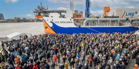 Christening ceremony for Vox Apolonia, Van Oord’s second LNG-powered ...