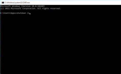 How To Shut Down Windows 10 Using Command Prompt