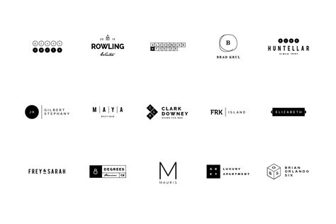 45 Minimalist Logos ~ Logo Templates on Creative Market