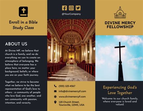 Christian Church Brochure Template | MyCreativeShop