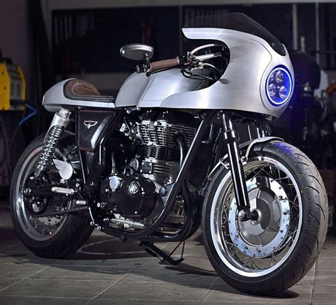 Royal Enfield Continental GT ‘Silver Bullet’ by White Collar Bike ...