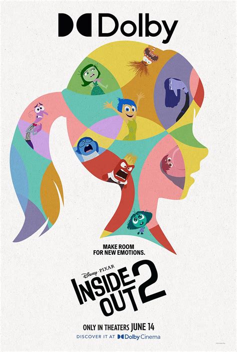 'Inside Out 2': Dolby Cinemas Exclusive Poster Has Riley's Emotions Taking Up A Lot Of Headspace ...