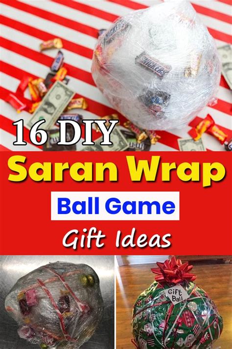 16 DIY Saran Wrap Ball Game Gift Ideas | Saran wrap ball game, Diy ...