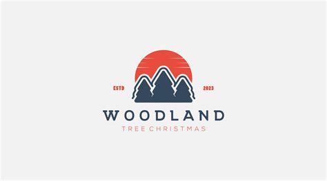 Woodland vector icon logo design illustration 14720725 Vector Art at Vecteezy