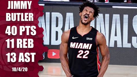 Jimmy Butler leads Heat with 40-point triple-double [GAME 3 HIGHLIGHTS] | 2020 NBA Finals - YouTube