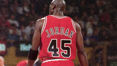 When Michael Jordan Wore 45