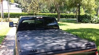 Black Heavy-Duty Truck Bed Cover on Ford Super Duty | Flickr