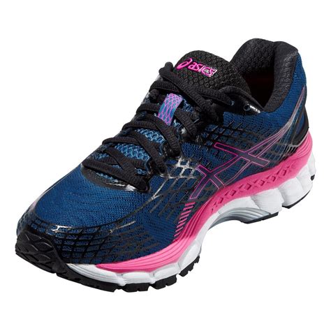 Asics Womens GEL-Nimbus 17 Running Shoes - Mosaic Blue/Pink - Tennisnuts.com