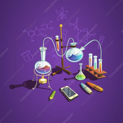 Chemistry, illustration - Stock Image - F020/0542 - Science Photo Library