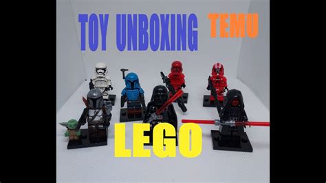 LEGO STAR WARS FIGURES FROM TEMU , KOSKA REEVES , DARTH VADER , THE ...