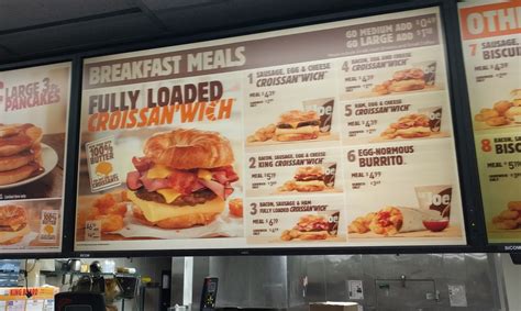 Burger King Breakfast Menu Prices