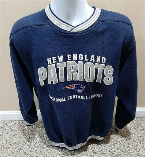 Vintage 90's NFL New England Patriots Lee Sports Embroidered Sweatshirt Jumper L #Lee #Ne… | New ...