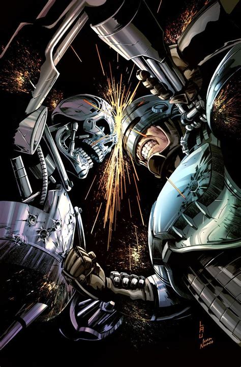 Comics Forever — Robocop Vs Terminator // artwork by Jonathan ...