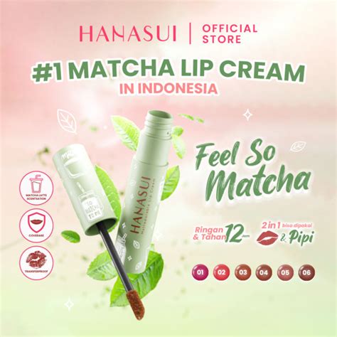 HANASUI Matcha Edition Lip Cream Boba Matte | Lazada Indonesia