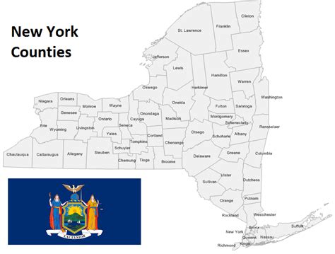 New York Counties. List Alphabetically (and by Population) – Countryaah.com