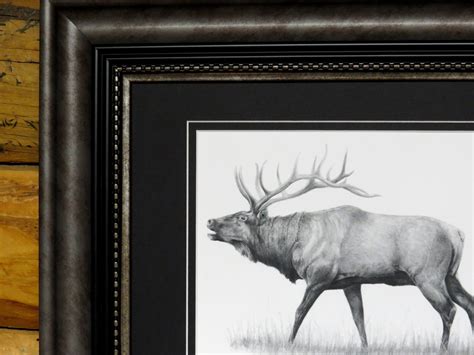 Elk Art Print, Wildlife Art Print, Gift for Outdoorsman, Animal Print Elk, Gift for Hunter, Gift ...