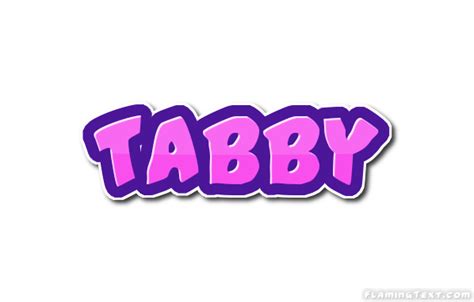 Tabby Logo | Free Name Design Tool from Flaming Text