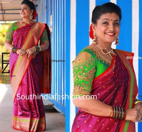 Roja's Festive Look! – South India Fashion