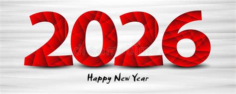 2026 Happy New Year Template, 2026 Year Celebration Logo Vector on ...