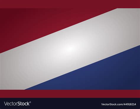 Netherlands flag Royalty Free Vector Image - VectorStock