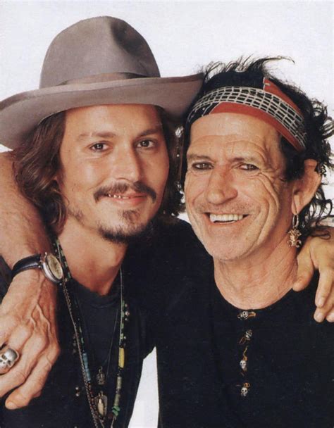 Johnny Depp & Keith Richards (Captain Jack Sparrow & Captain Teague ...