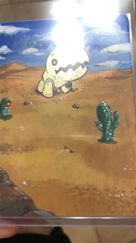 Shiny Trapinch - holographic card art : r/pokemon