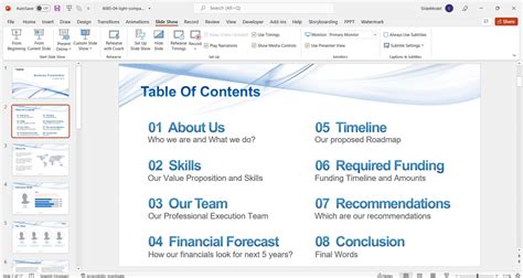 Guide to Create a Table of Contents in PowerPoint - SlideModel