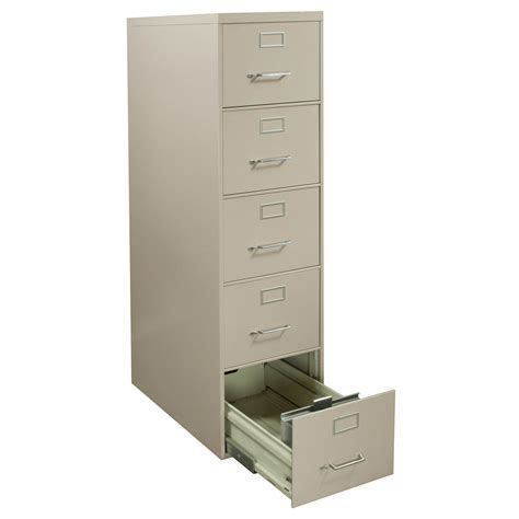 Steelcase Used 5 Drawer Letter Vertical File Cabinet, Putty - National ...