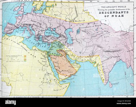 Map Of Ancient Biblical World - Zip Code Map