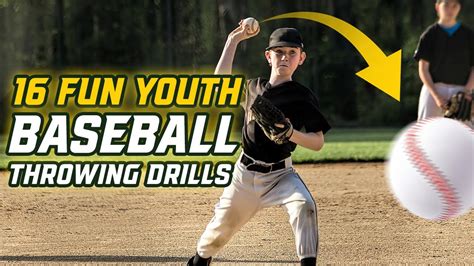 16 Fun Youth Baseball Throwing Drills - YouTube