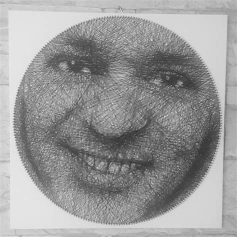 String Art, Art Diy, Antonio Mora Artwork, 3d Printing, Portrait, Gods Eye, Thread Art, Face ...
